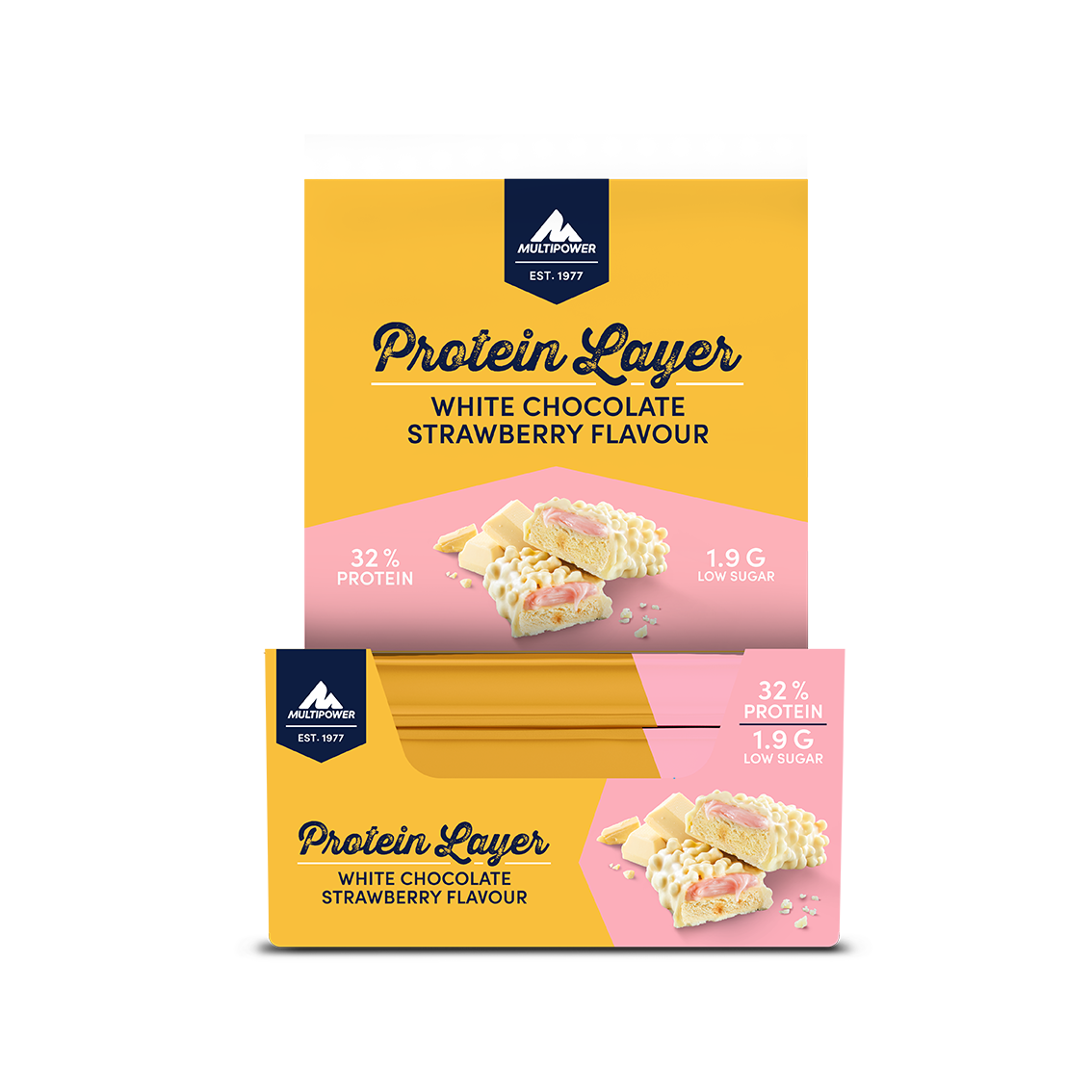 Multipower Protein Layer Batonik 18 sztuk w pudełku