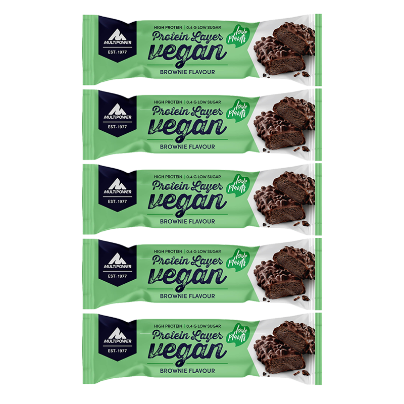 Multipower Protein Layer Wegański Batonik 5 sztuk