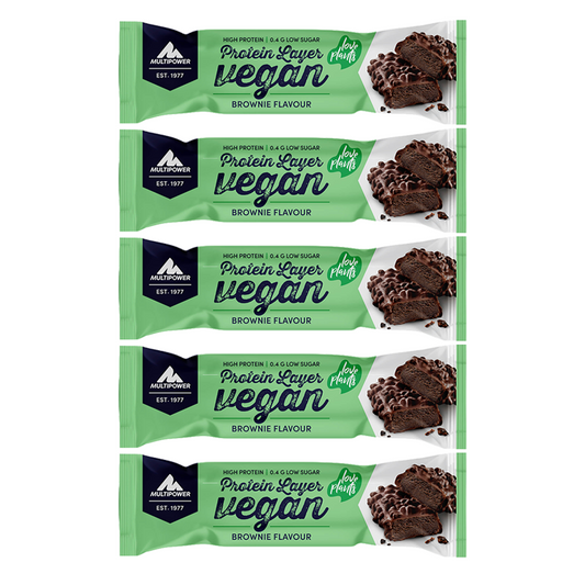 Multipower Protein Layer Wegański Batonik 5 sztuk