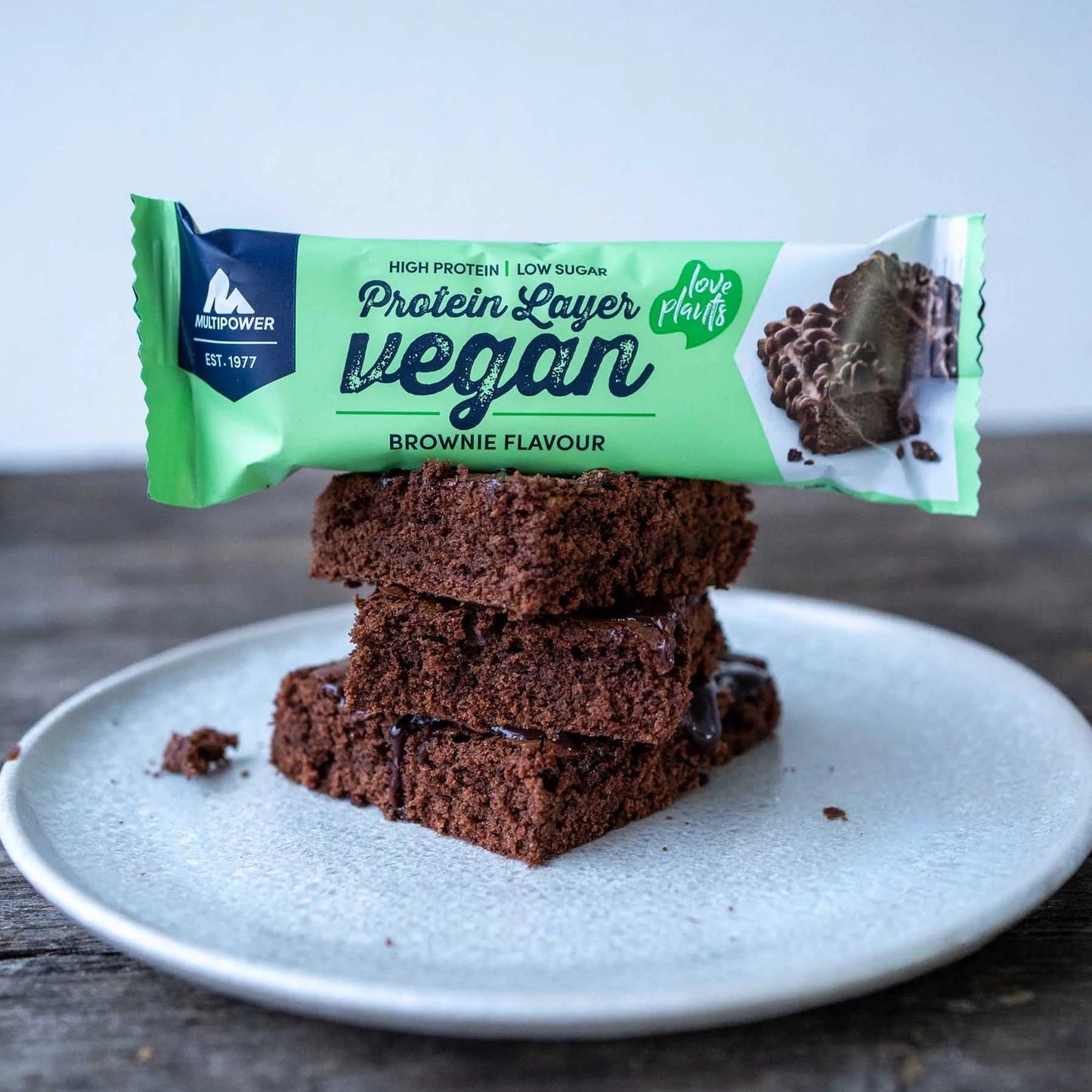 Multipower Protein Layer Wegański Batonik 5 sztuk