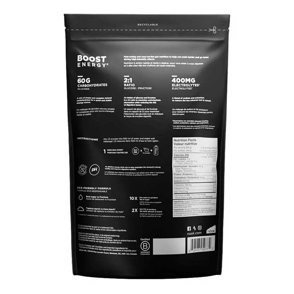 Näak BOOST Energy Drink Mix, torebka 960 g