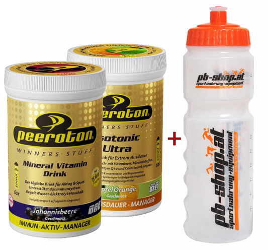 Peeroton Mineral Vitamin Drink+Isotonic Ultra z 1 bidonem
