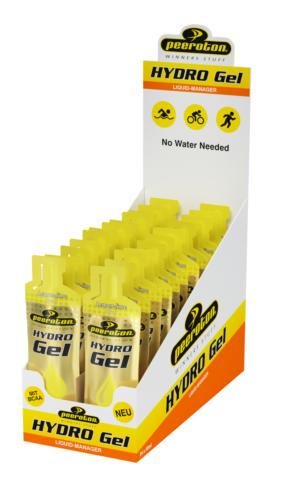 Peeroton Hydrogel s BCAA Liquid Manager, balenie 24 ks