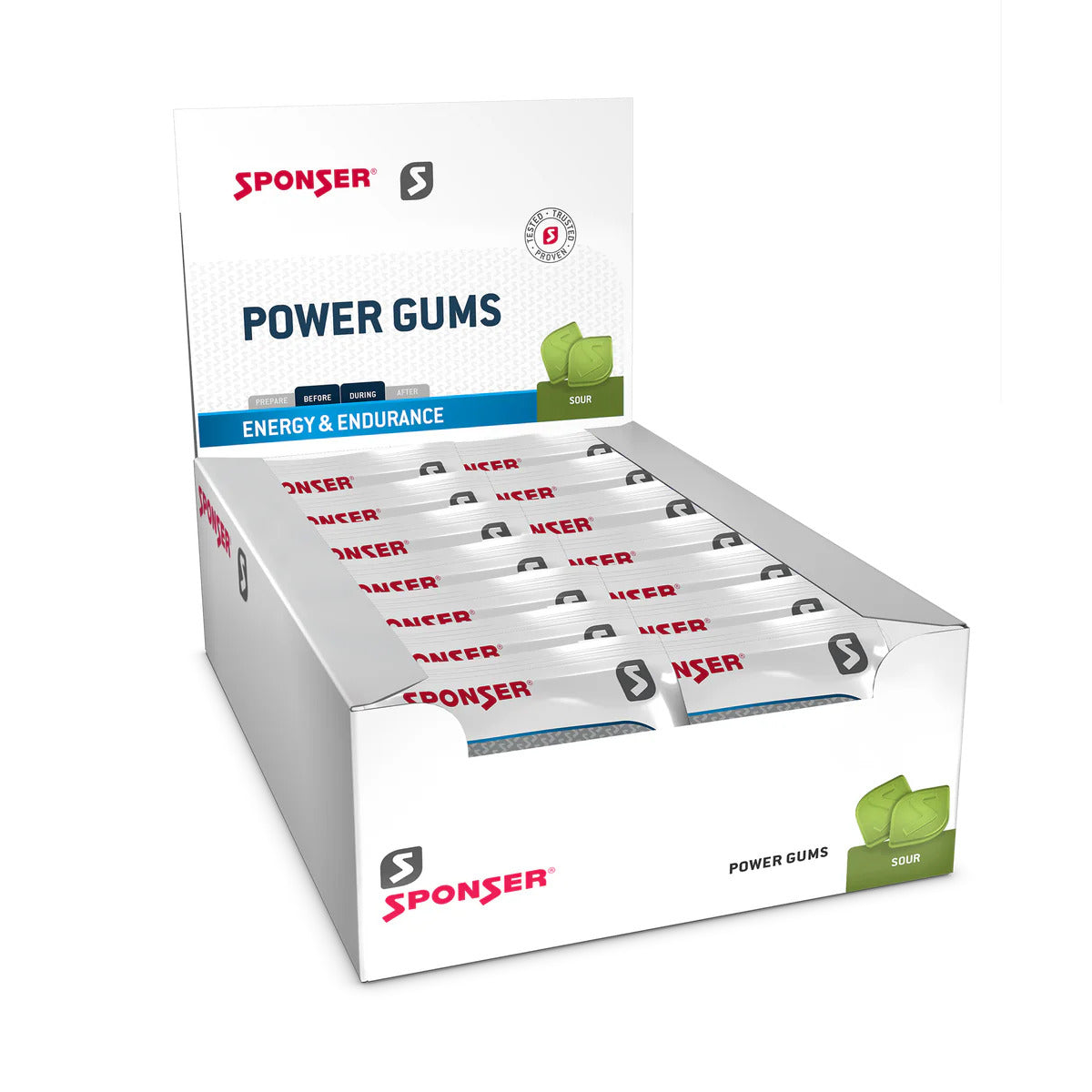 Sponser Power Gums, pudełko 20 szt.