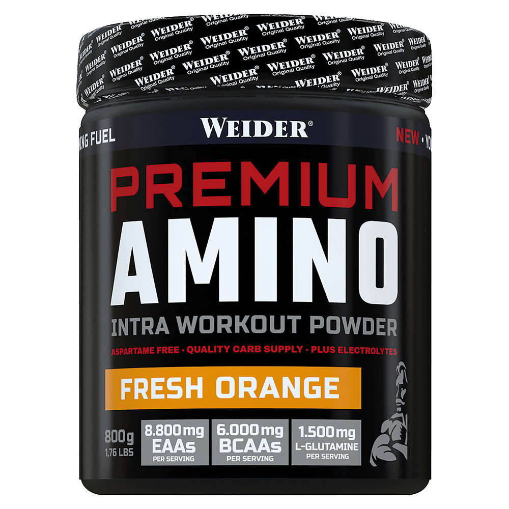 Weider Premium Amino Powder 800g Dose Fresh Orange MHD 07-2026