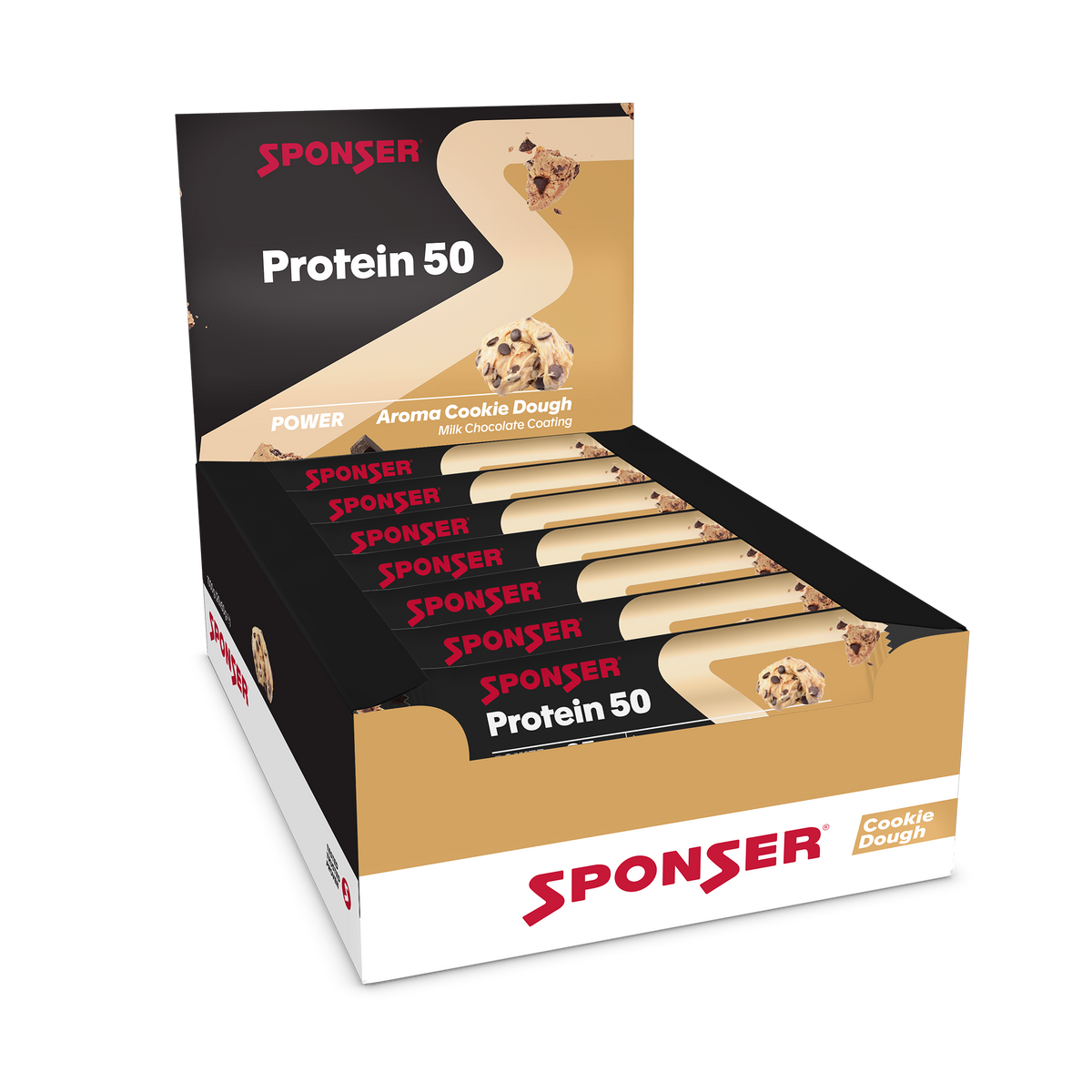 Sponser Protein 50 Cookie Dough Batoniki 20 szt. w pudełku