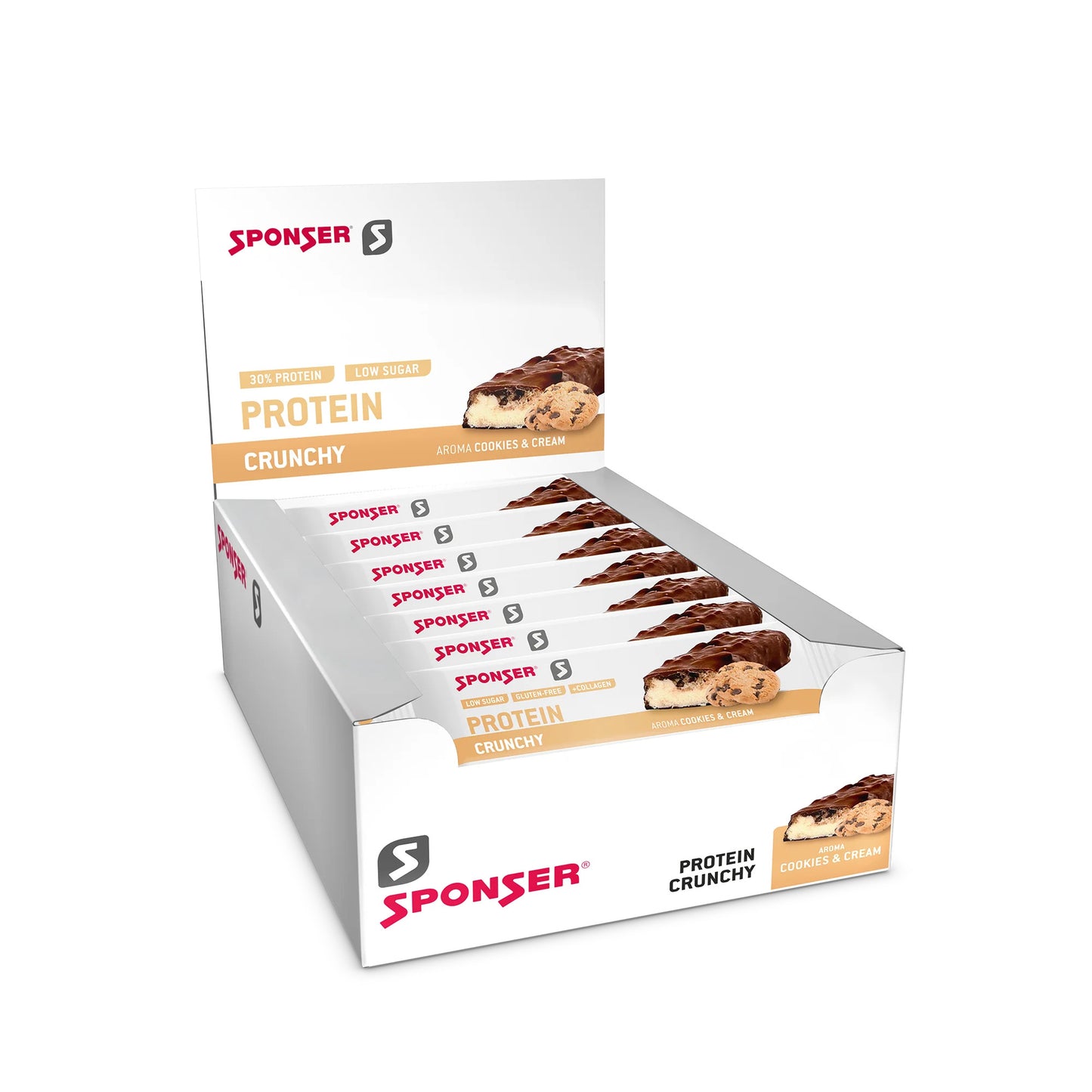 Sponser Crunchy Protein Bar baton białkowy 12 szt.