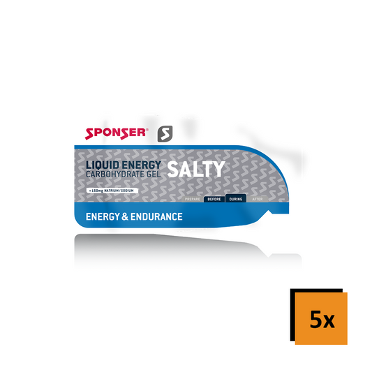 Sponser Liquid Energy Long Salty Gel 5 sztuk