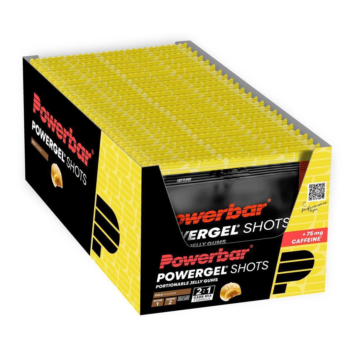 PowerBar Power Gel Shots opakowanie 24 sztuki pomarańczowe