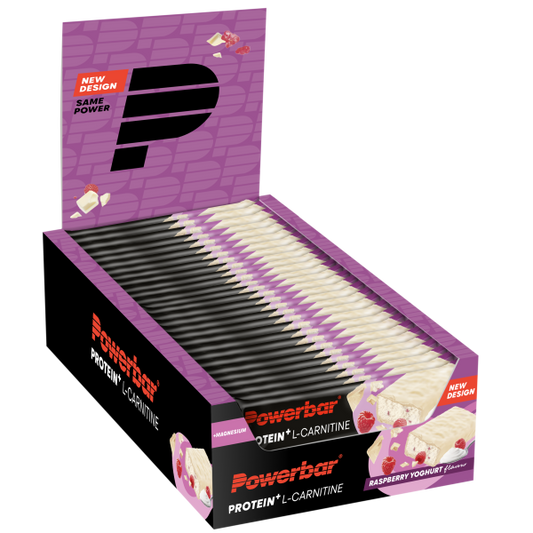 PowerBar Protein Plus L-Carnitin Batonik Malinowo-Jogurtowy 30 szt. w opakowaniu