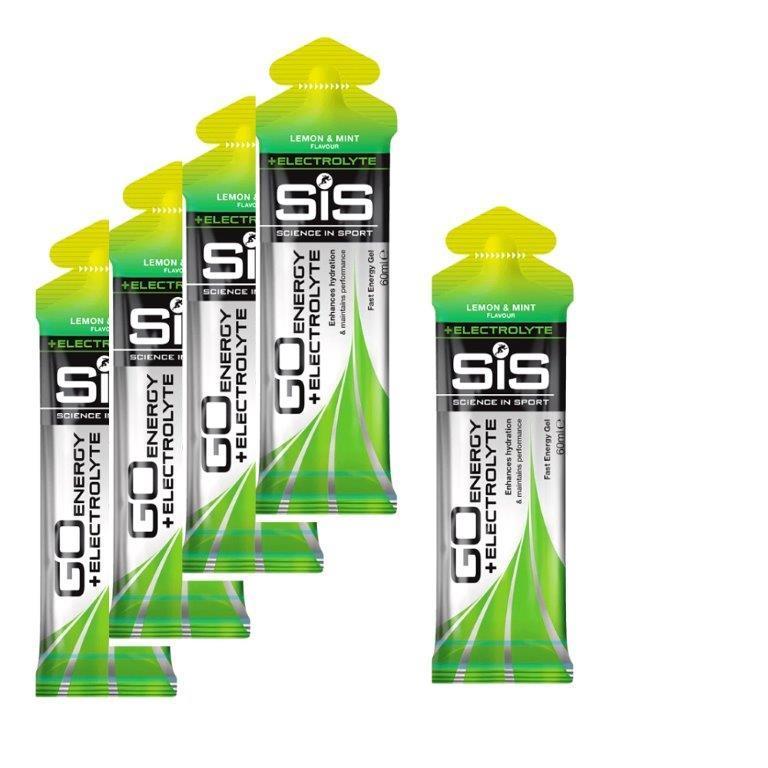 SIS Isotonic Energy + Electrolyte Gel, 5 szt.