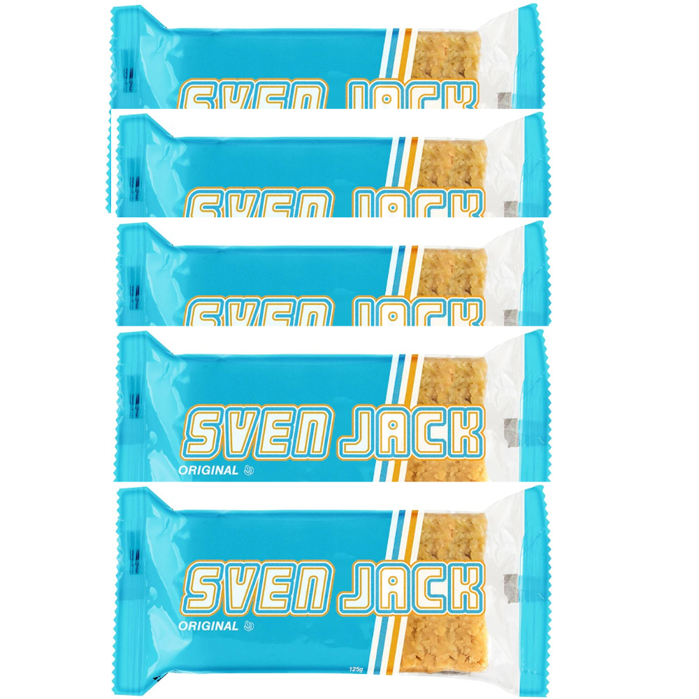 Sven Jack Baton energetyczny 125 g, wegański, opakowanie 5 szt.