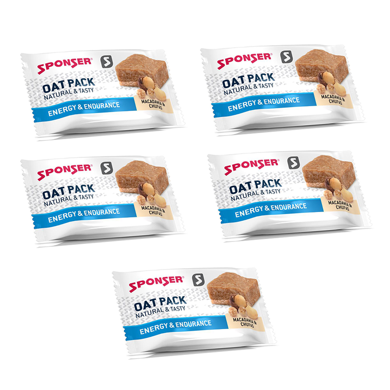 Sponser Oat Pack Macadamia baton 5-pak