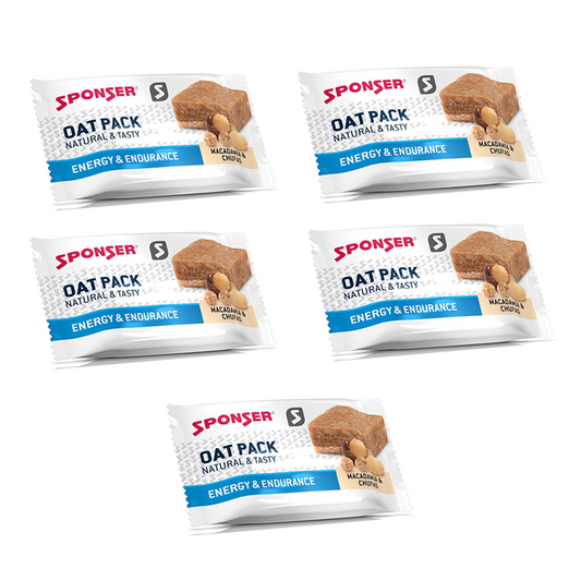 Sponser Oat Pack Macadamia baton 5-pak