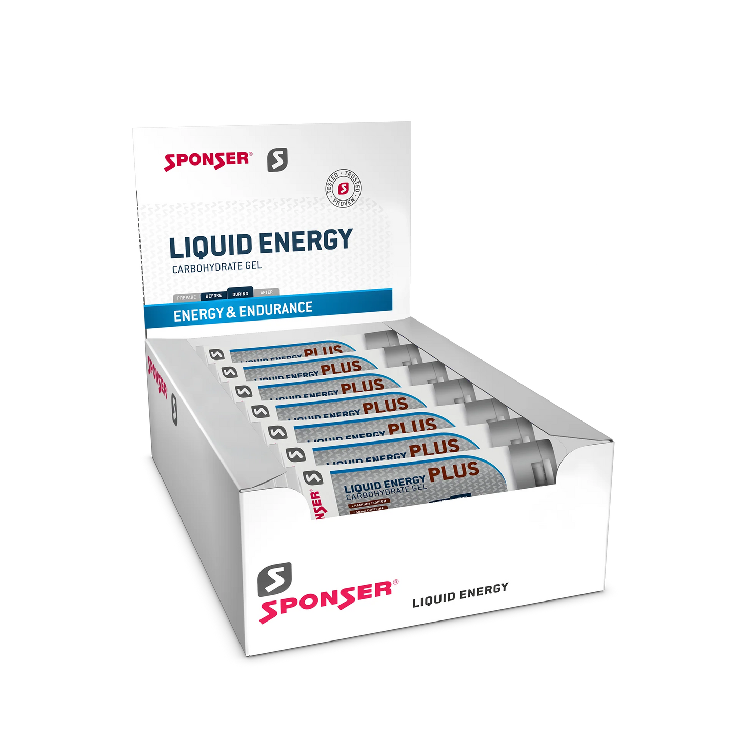 Sponser Liquid Energy Gel PLUS Kofeina Cola Cytryna Tubka Opakowanie 18 szt.