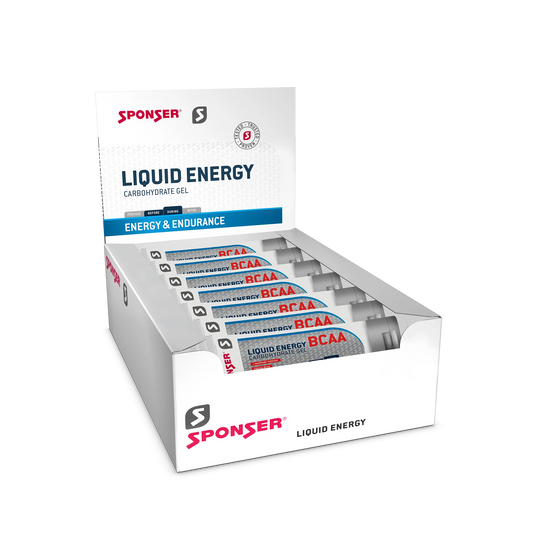 Sponser Liquid Energy Protein BCAA żel w tubkach, opakowanie 18 sztuk