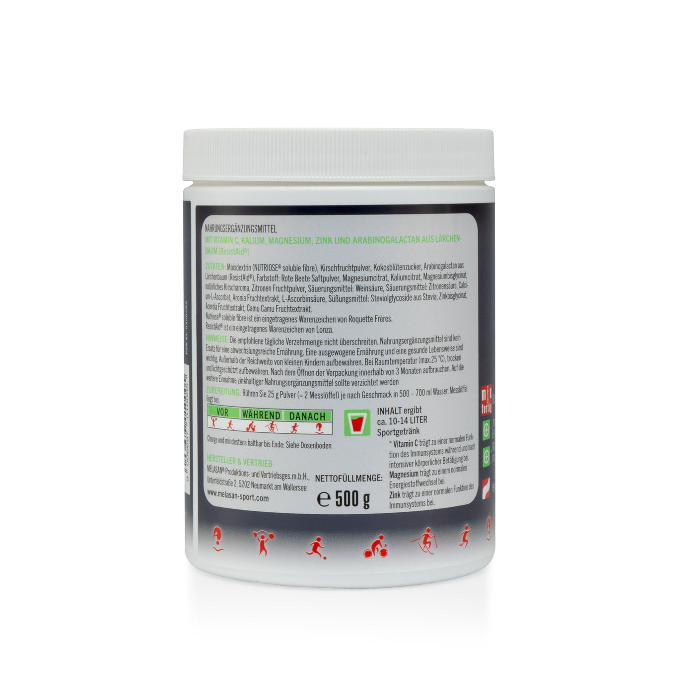 Melasan Sport Immun 500g Puszka Wiśnia