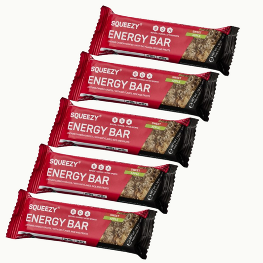 Squeezy Energy Bar Baton zbożowy jabłkowy 5 sztuk