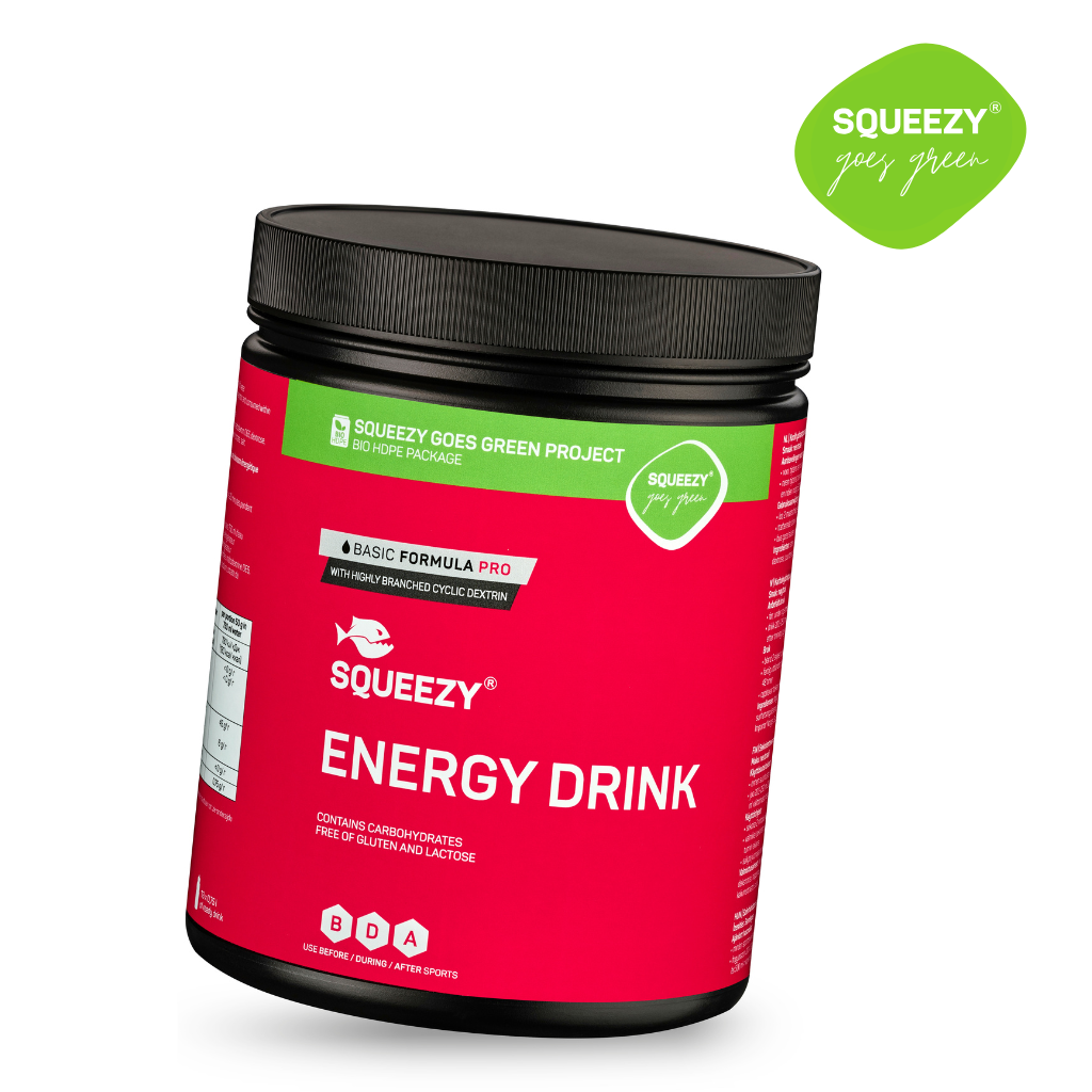 Squeezy Energy Drink 650g Podstawowa Formuła