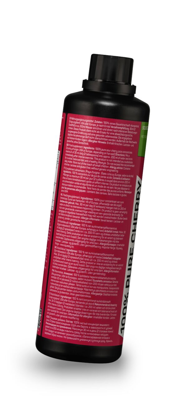 Squeezy 100% czysta wiśnia - butelka 500 ml