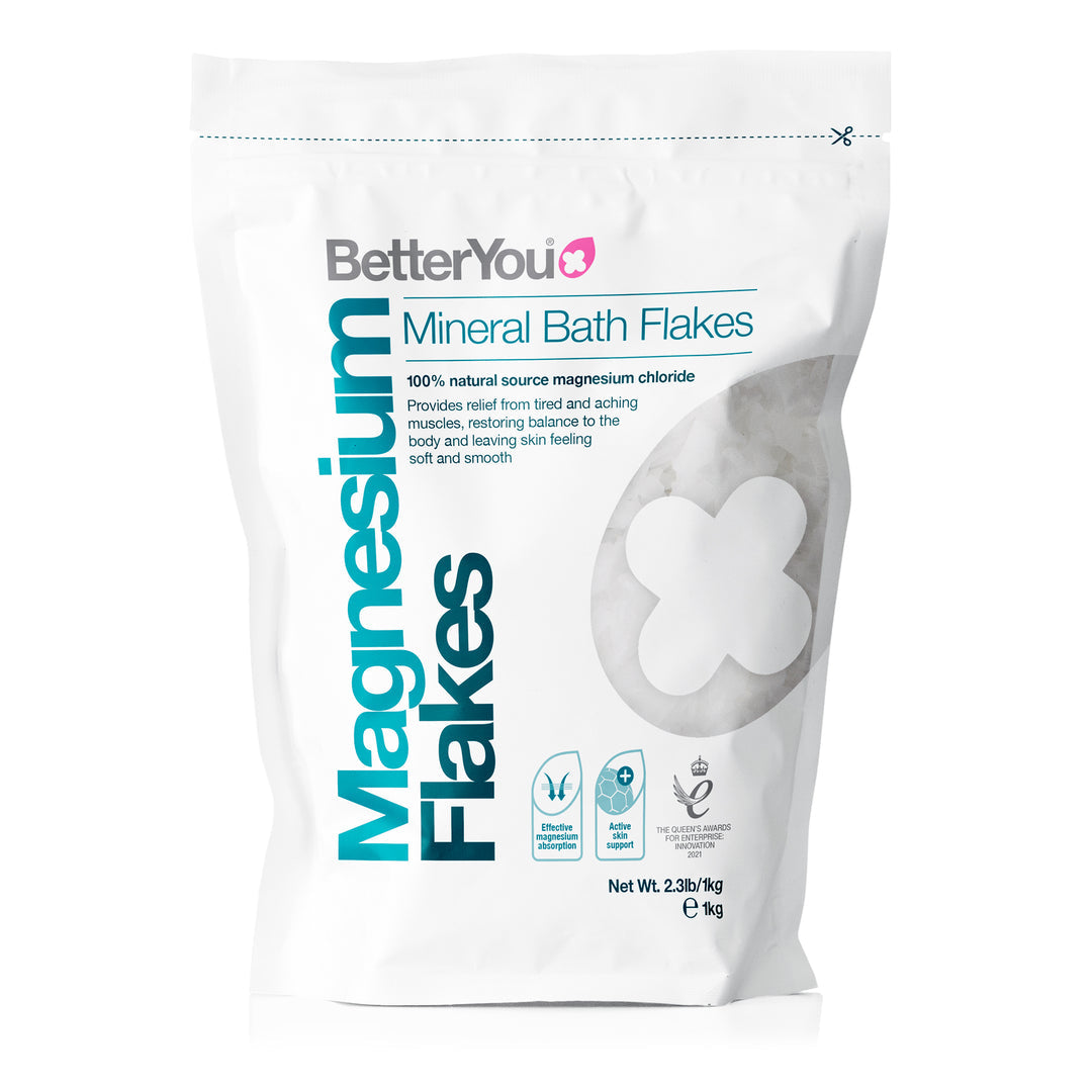 BetterYou płatki magnezowe 250g sól do kąpieli w saszetce stojącej
