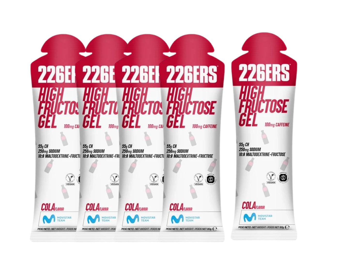 226ERS High Fructose Gel 5 szt.