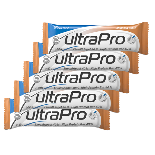Ultrasports ultraPro 40% Białkowy Baton 5 sztuk Cookie & Cream