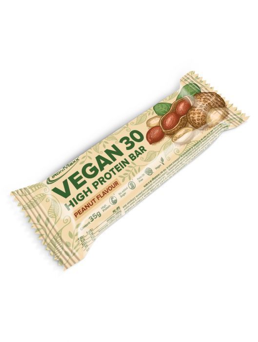 IronMaxx Vegan 30 High Protein baton białkowy 24 szt. Almond Cookie Data ważności 07-2026