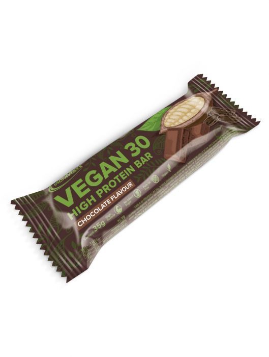 IronMaxx Vegan 30 High Protein baton białkowy 24 szt. Almond Cookie Data ważności 07-2026