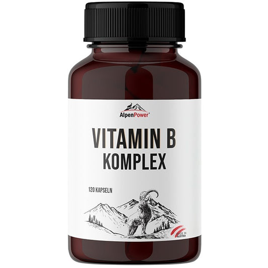 AlpenPower Kompleks witamin z grupy B - 120 kapsułek