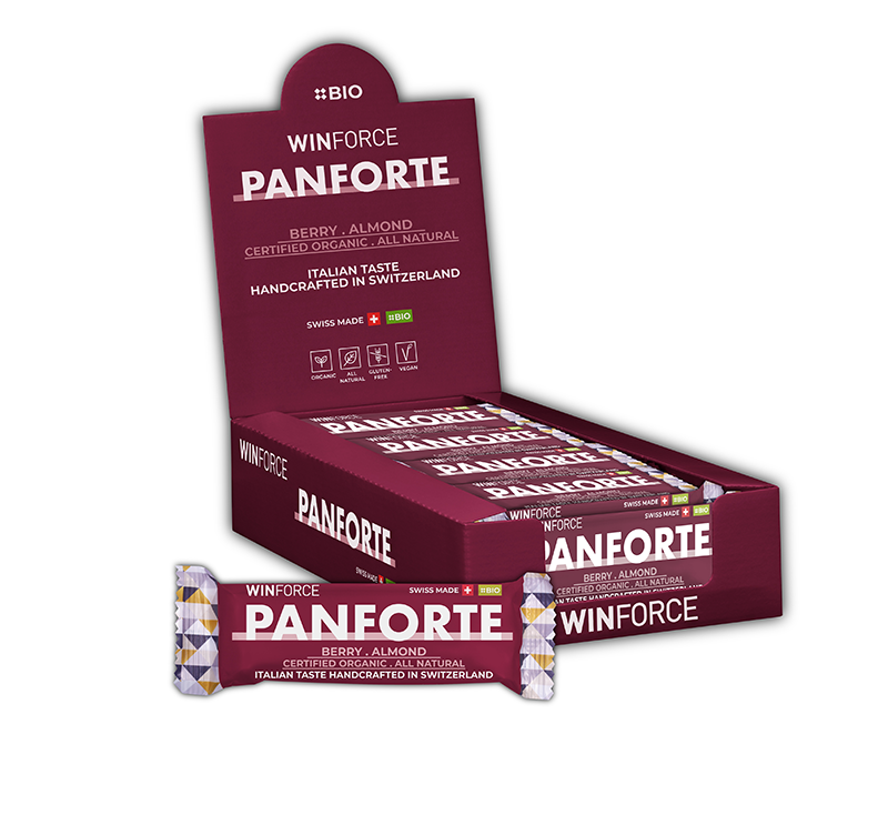 Winforce Panforte Bio baton migdałowy 24 sztuki w pudełku