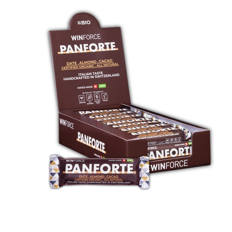 Winforce Panforte Bio baton migdałowy 24 sztuki w pudełku