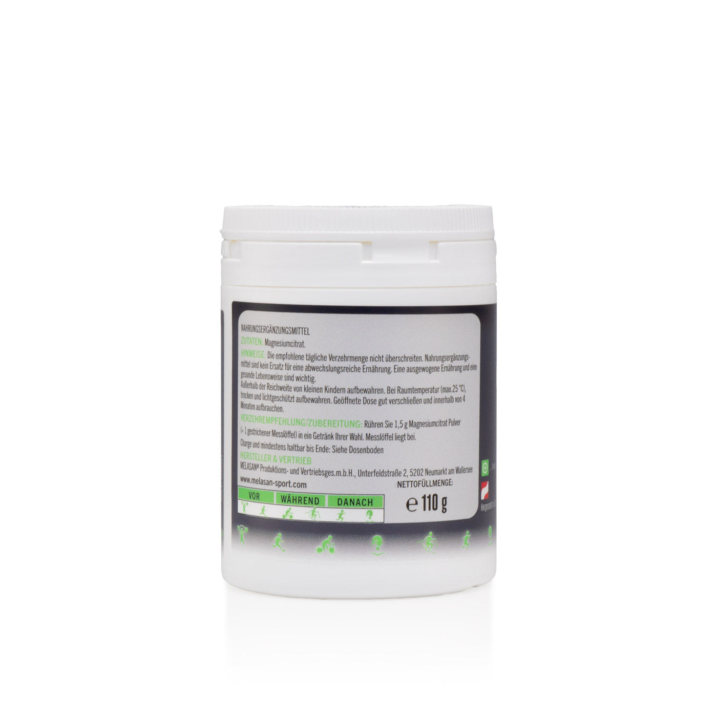 Melasan Cytrynian Magnezu add plus puszka 110g