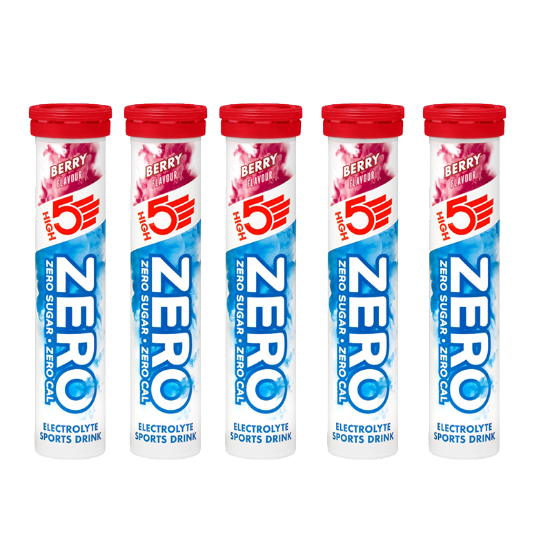High5 Zero Active 1 x 20 tabletek musujących w puszce, opakowanie 5 sztuk